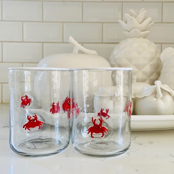 Anthropologie Dining Anthropologie Marina Juice Glasses Poshmark